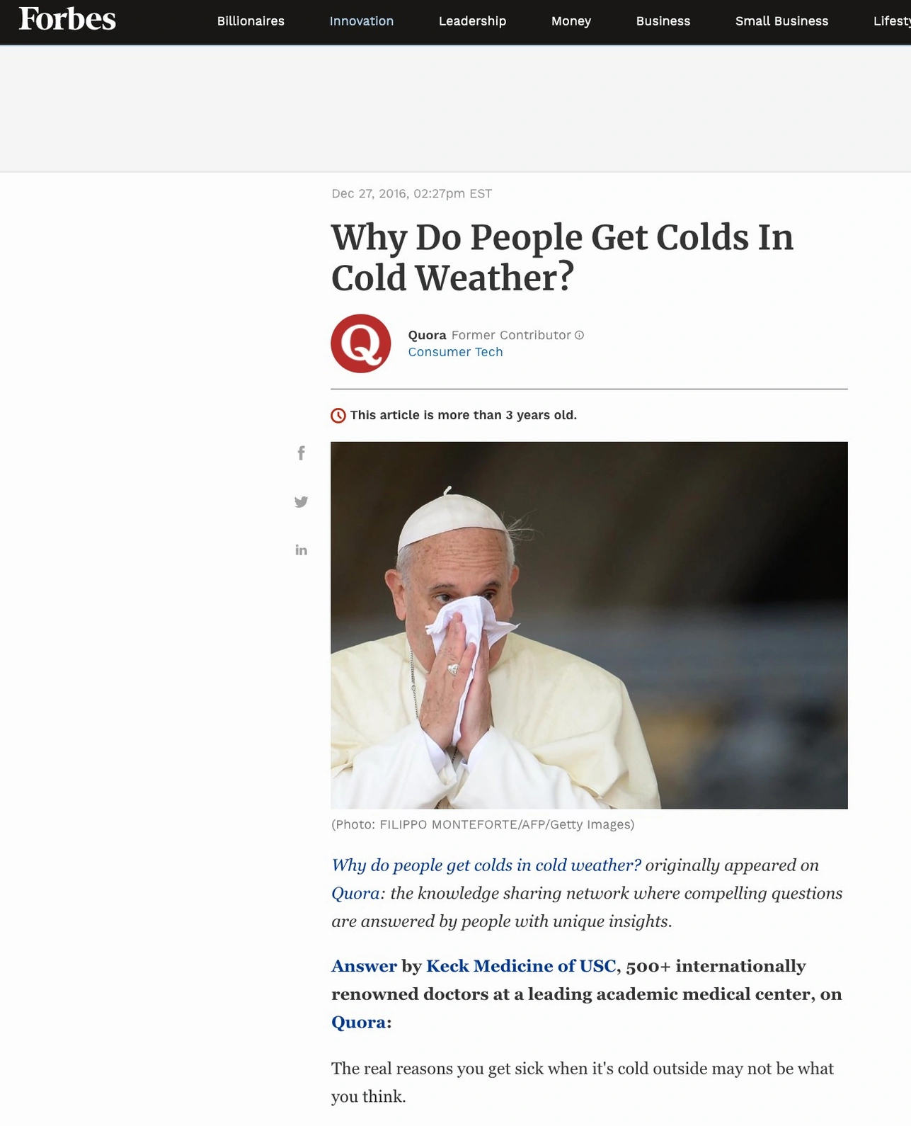 FORBES MAGAZINE